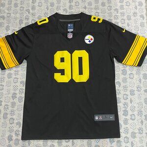 Nike Pittsburgh Steelers Watt No.90 Black Jersey